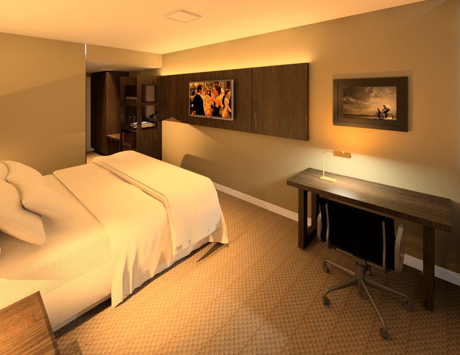Transamerica Collection Goiania Luaran gambar A bedroom designed with the help of a computer.
