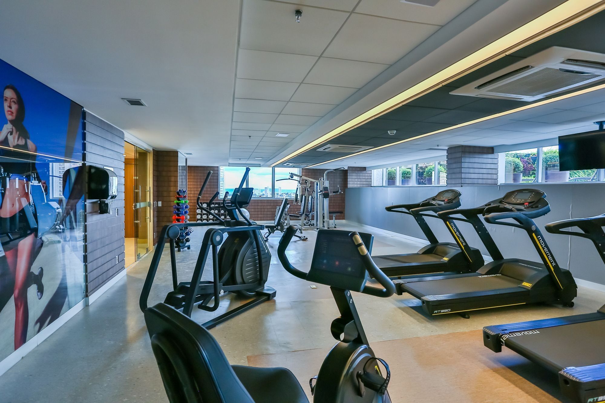 Transamerica Collection Goiania Luaran gambar The gym at the hotel
